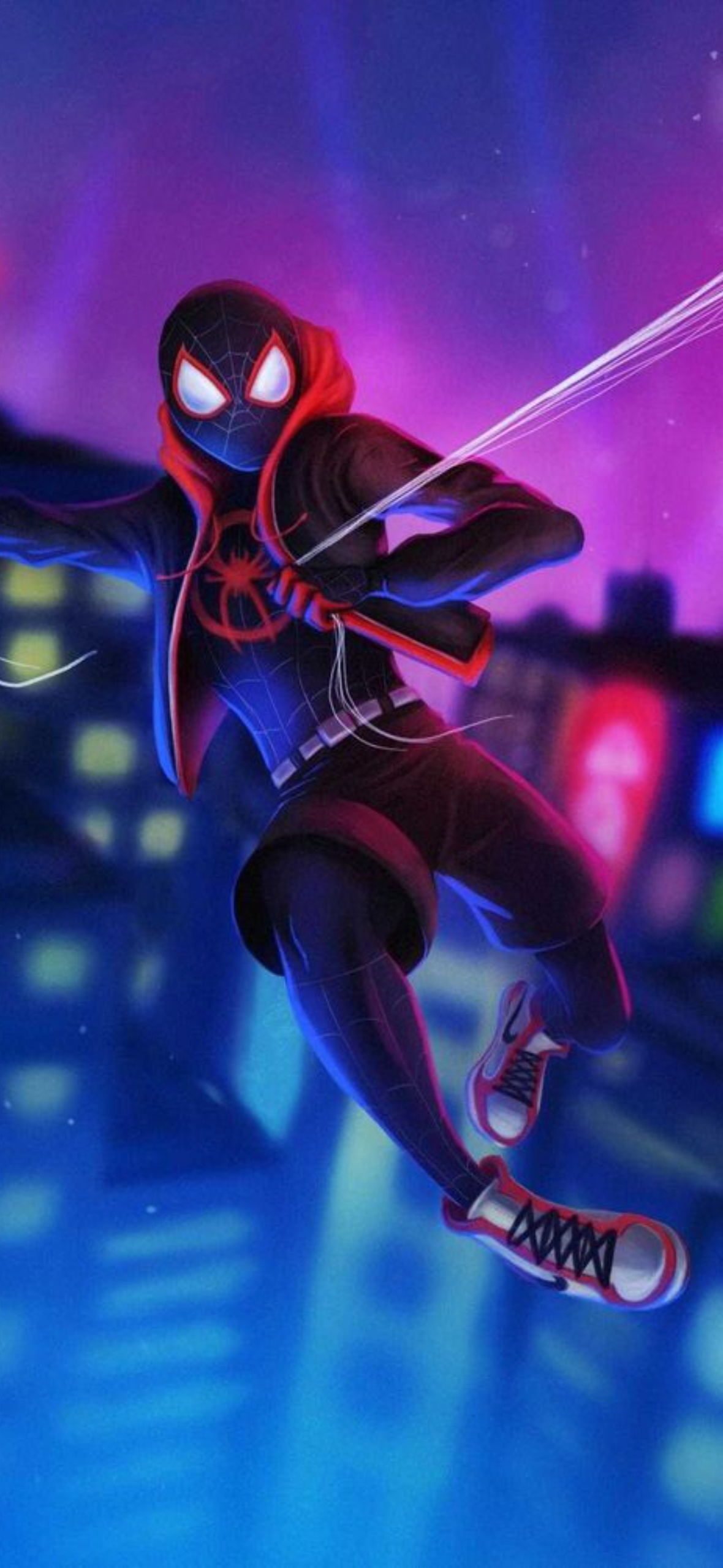 Spider Man Miles Morales Wallpaper iPhone 6