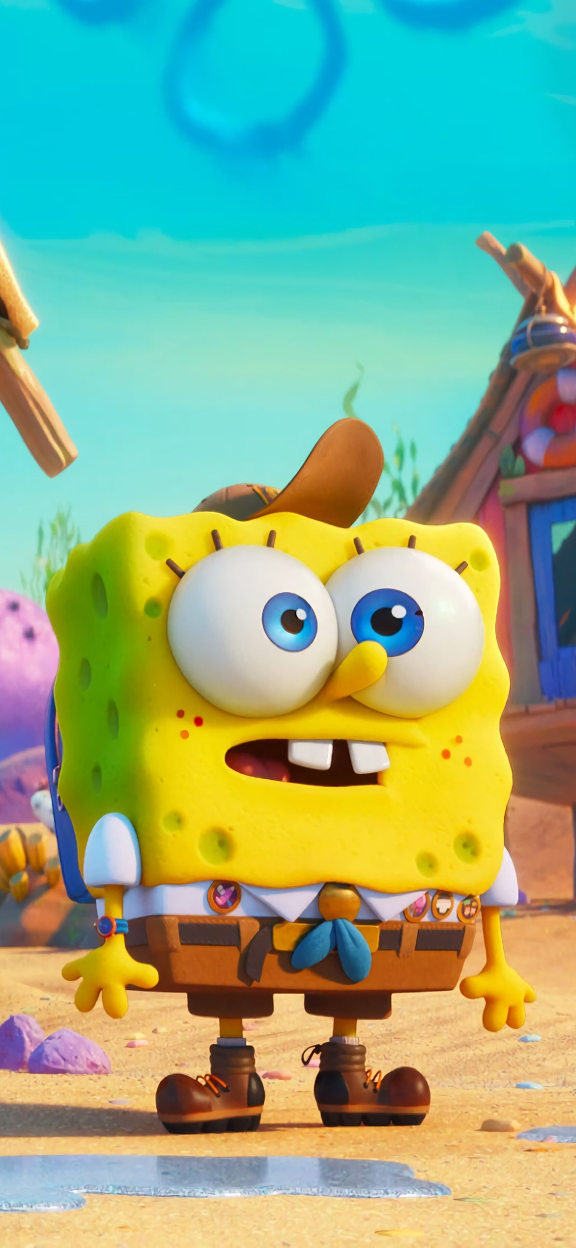 Spongebob Squarepants Home Screen Wallpaper