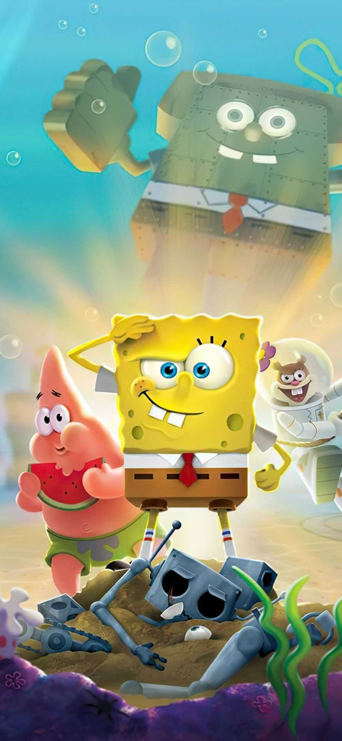 Spongebob Squarepants Lock Screen Wallpaper