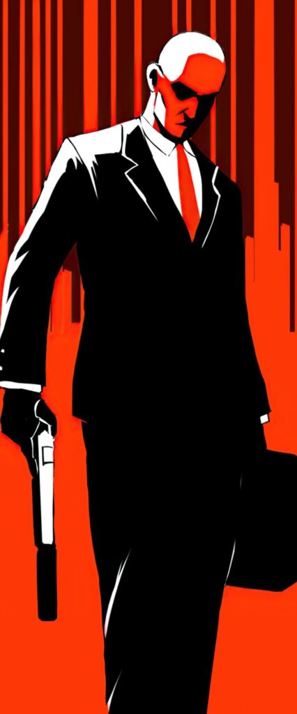 Agent 47 iPhone Wallpaper