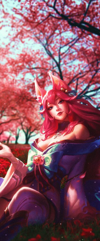 Ahri iPhone Wallpaper HD