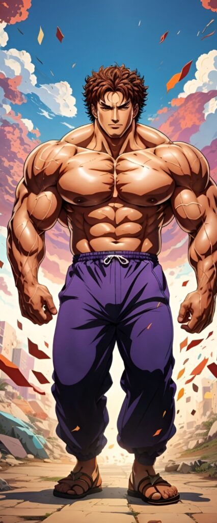 Anime Bodybuilding Wallpaper iPhone