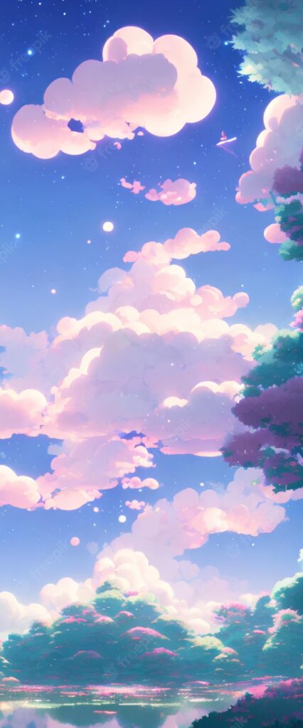 Anime Landscape Wallpaper For iPhone 14 Pro