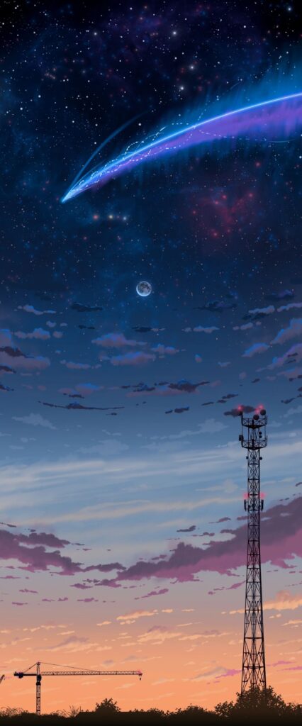 Anime Landscape Wallpaper For iPhone