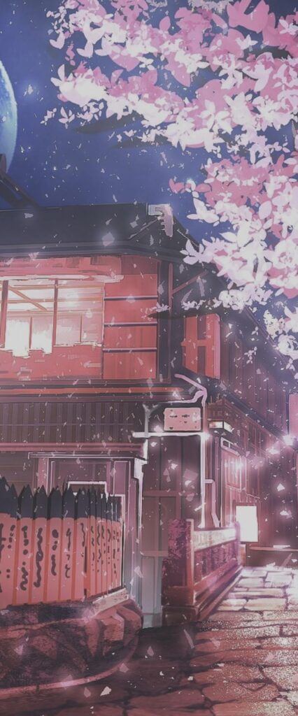 Anime Landscape iPhone Wallpaper 4k