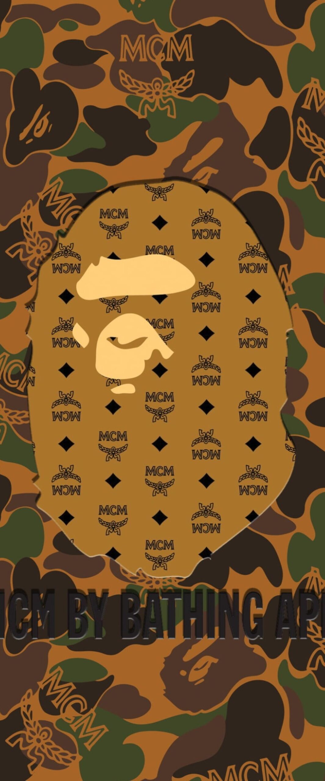 Mcm wallpaper  Bape wallpapers, Bape wallpaper iphone, Iphone