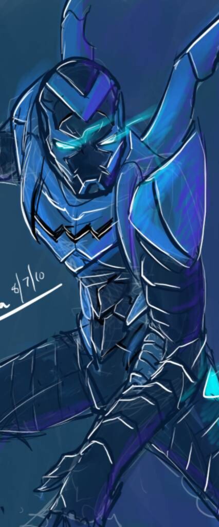 Blue Beetle Wallpaper iPhone