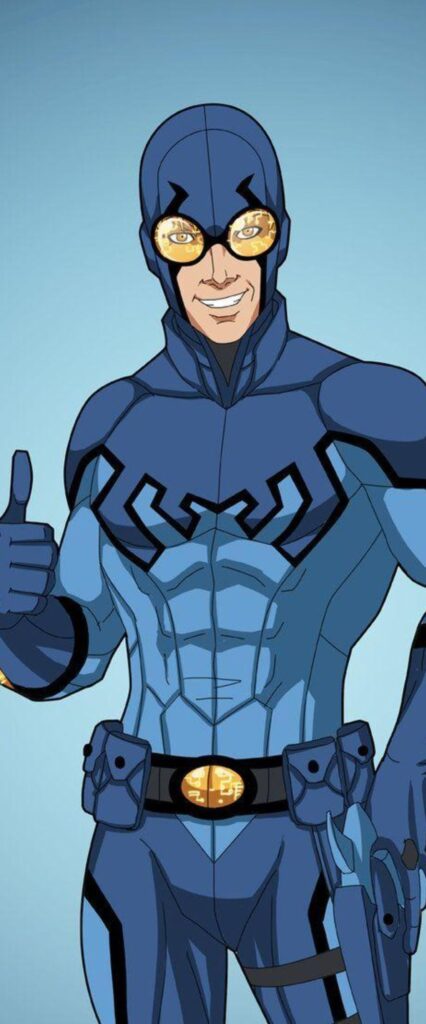 Blue Beetle iPhone Wallpaper 4k