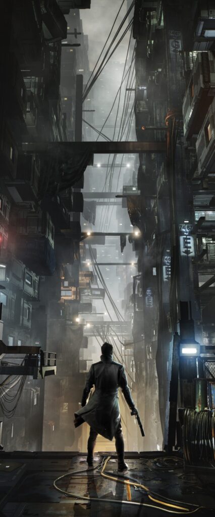 Deus Ex Mankind Divided iPhone Lock Screen Wallpaper