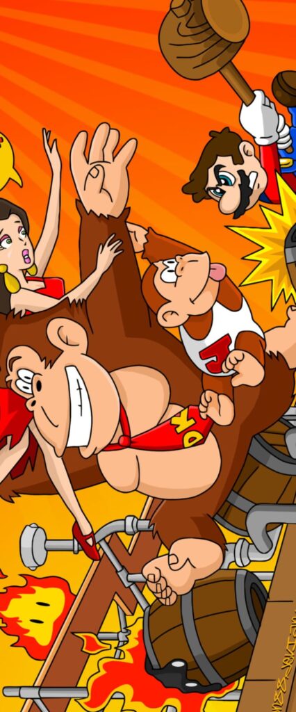 Donkey Kong iPhone Home Screen Wallpaper