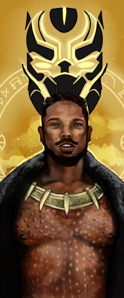 Erik Killmonger Wallpaper For iPhone XR