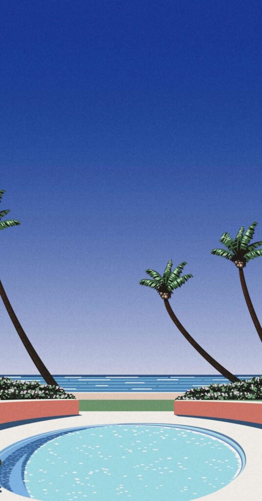 Hiroshi Nagai iPhone Home Screen Wallpaper