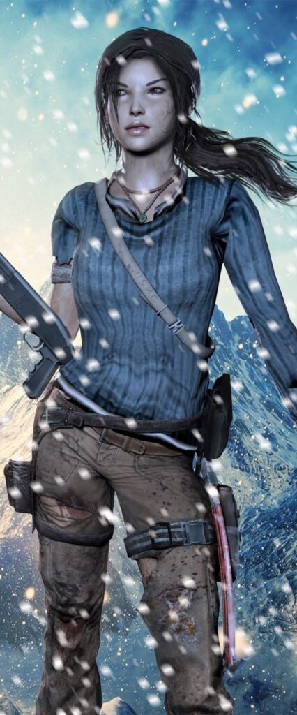 Lara Croft Wallpaper For iPhone 14