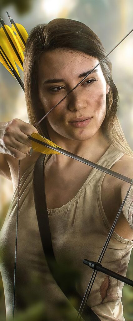 Lara Croft Wallpaper For iPhone 15