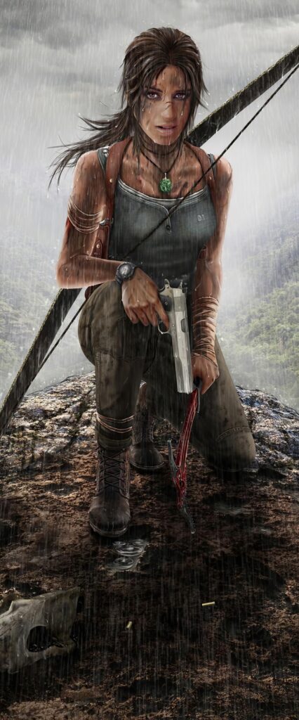 Lara Croft Wallpaper For iPhone