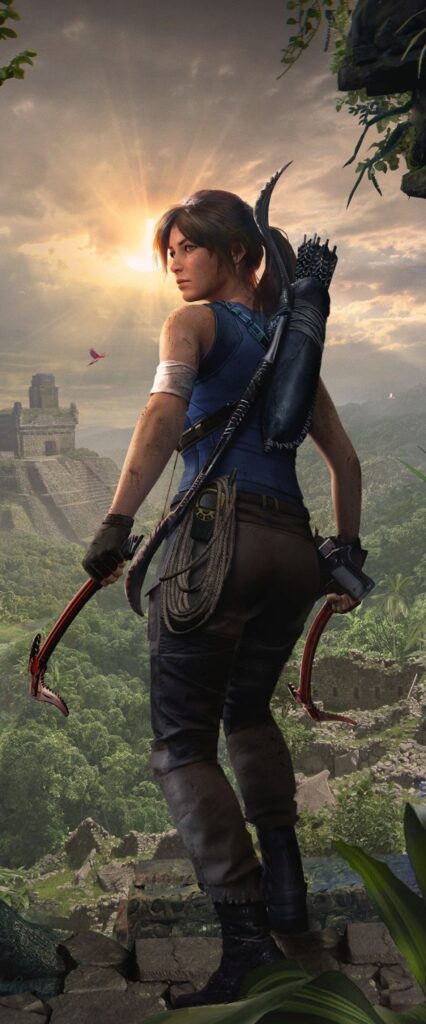 Lara Croft Wallpaper For iPhone X