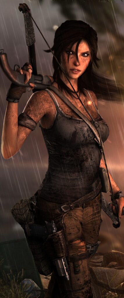 Lara Croft iPhone Wallpaper