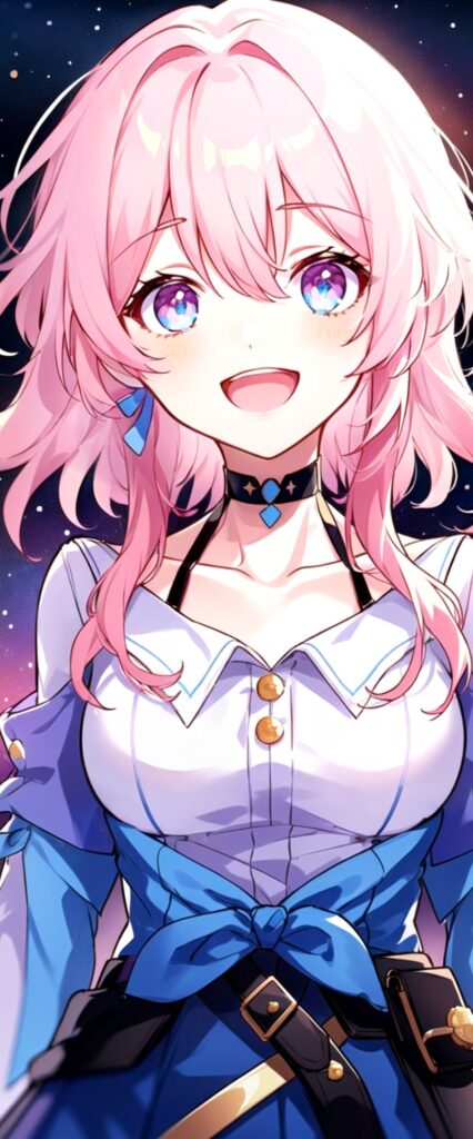 March 7th Honkai Star Rail Wallpaper For iPhone 14 Pro