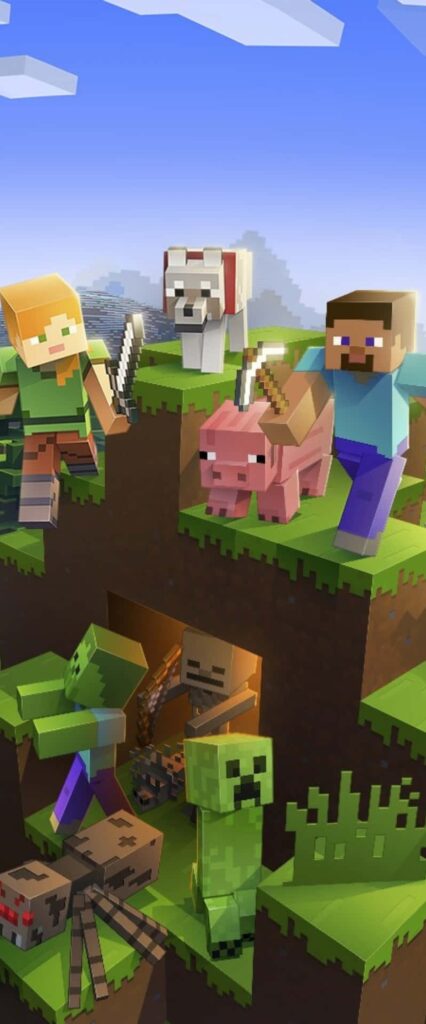 Minecraft Wallpaper For iPhone X