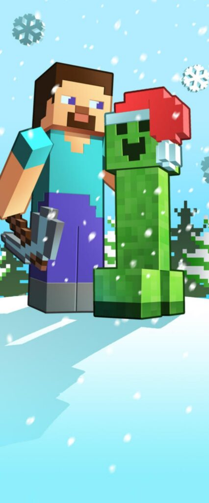 Minecraft iPhone Home Screen Wallpaper