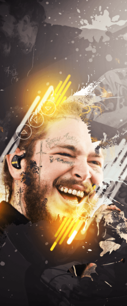 Post Malone 4k iPhone Wallpaper