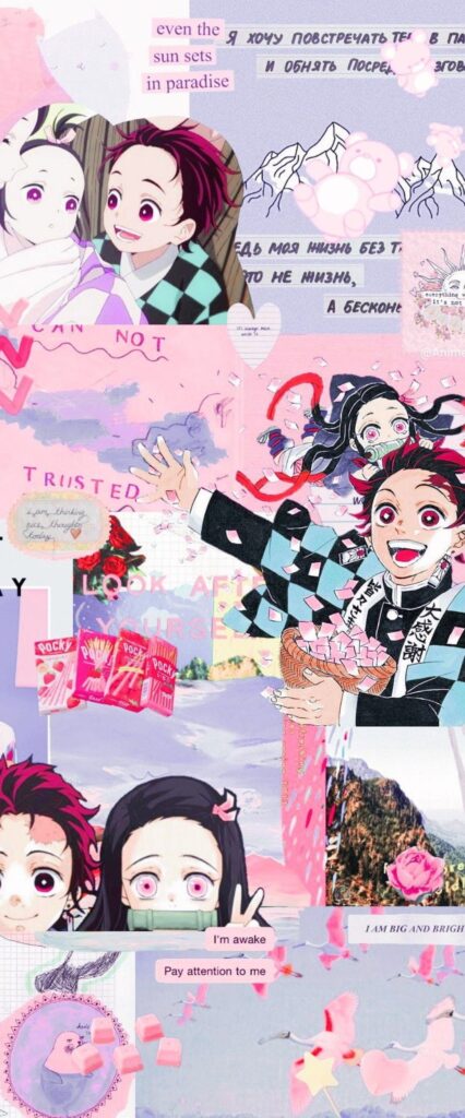 Tanjiro and Nezuko Wallpaper iPhone