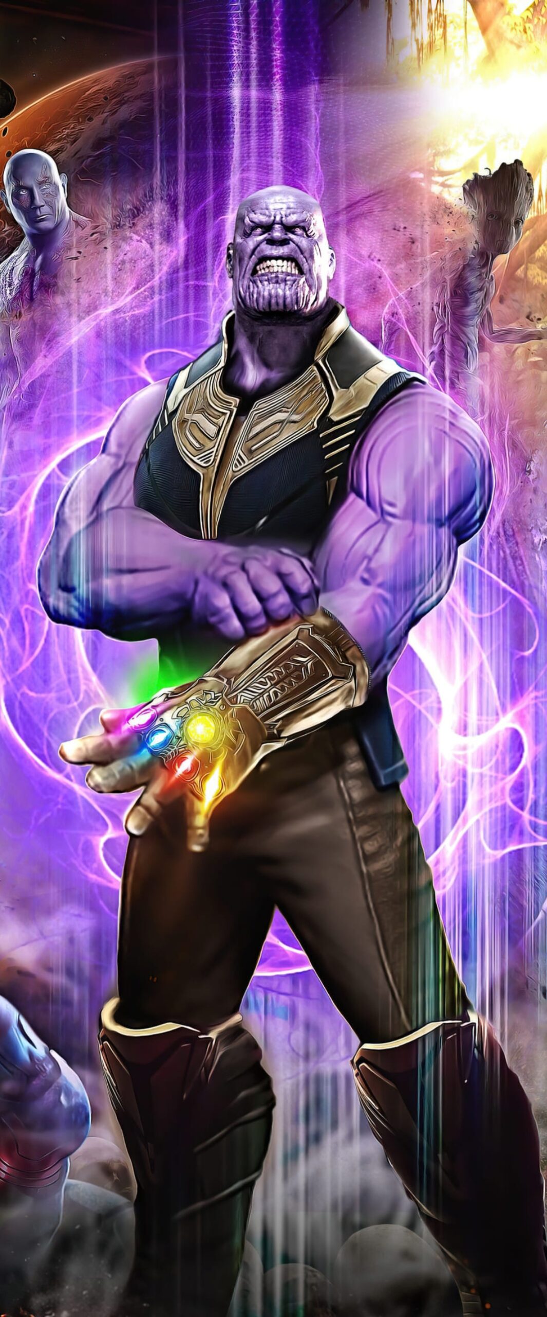 Thanos iPhone Home Screen Wallpaper