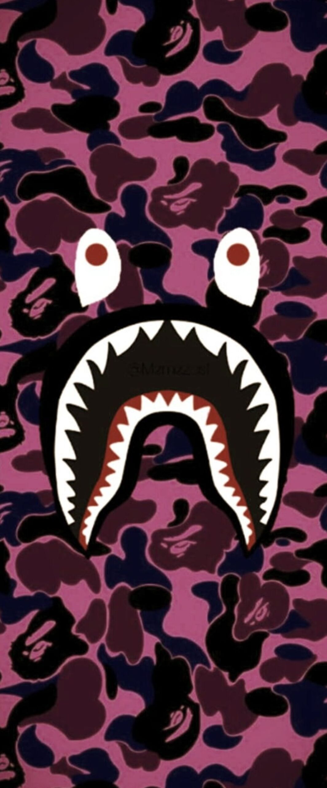 Download Bathing Ape Camouflage Pattern Supreme iPhone Wallpaper