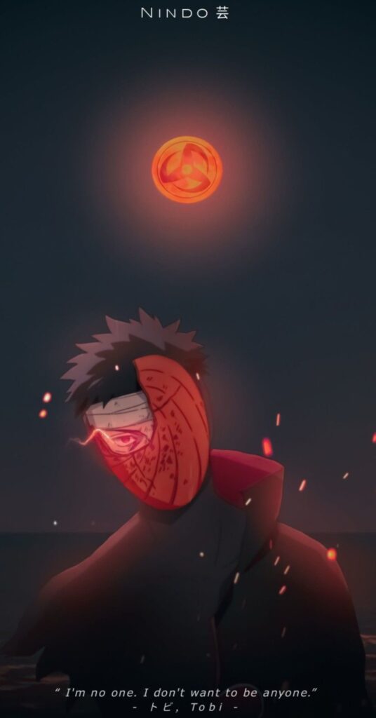 iPhone Wallpaper Obito Uchiha