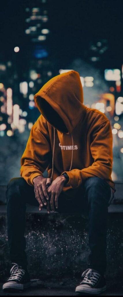 Anime Hoodie Boy Wallpaper For iPhone 14 Pro