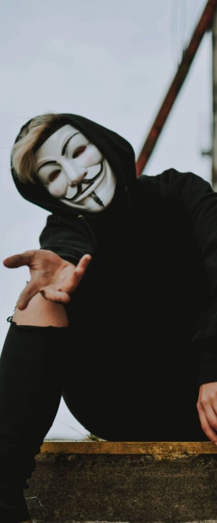 Anonymous Hacker HD iPhone Wallpaper