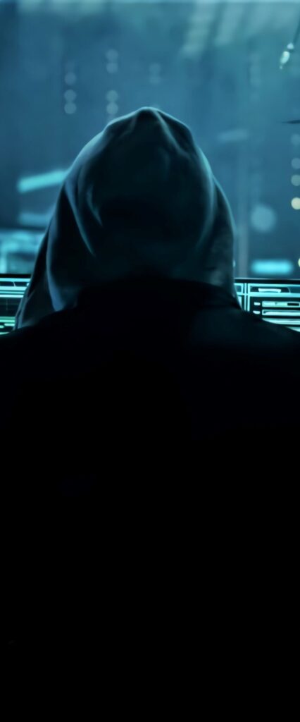 Anonymous Hacker iPhone Lock Screen Wallpaper