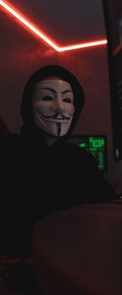 Anonymous Hacker iPhone Wallpaper 4k