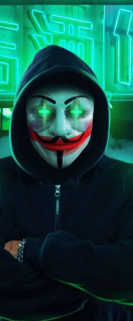 Anonymous Hacker iPhone Wallpaper HD