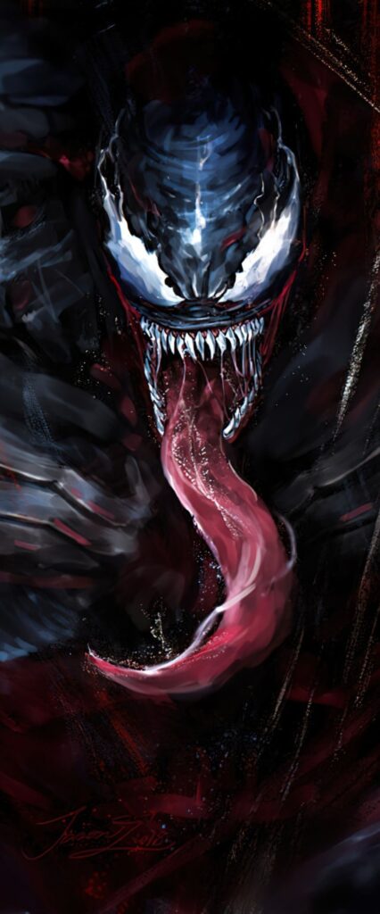 Awesome Marvel's Spider Man 2 Venom iPhone Wallpaper