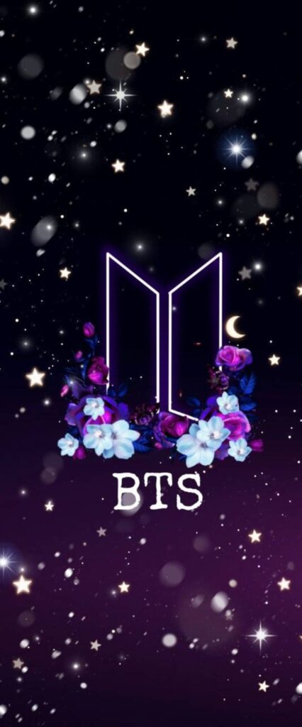 BTS Logo iPhone Wallpaper