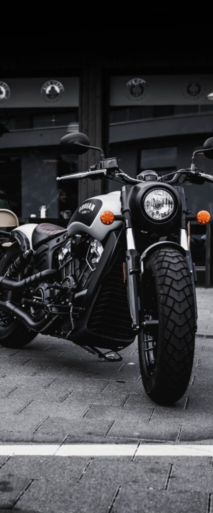 Bobber bike iPhone Wallpaper 4k