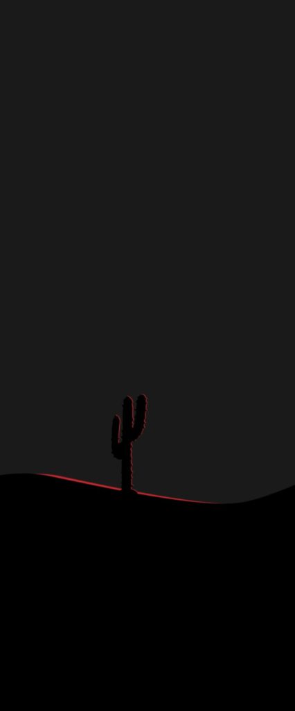 Cool Black Minimalist iPhone Wallpaper