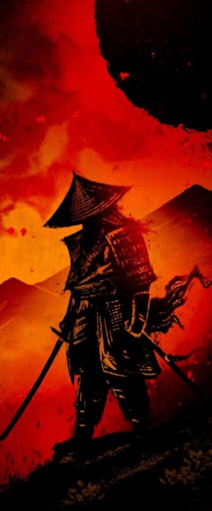 Cool Samurai iPhone Wallpaper