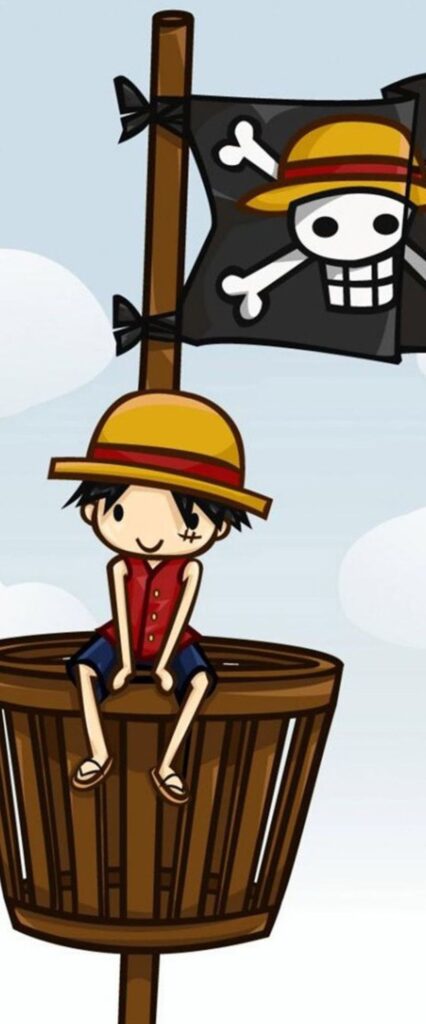 Cute One Piece iPhone Lock Screen Wallpaper