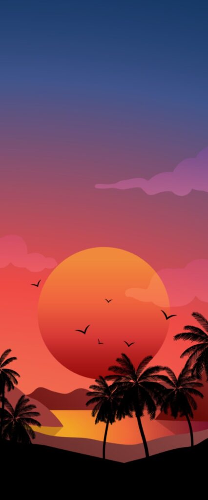 Cute Sunset Wallpaper HD For iPhone