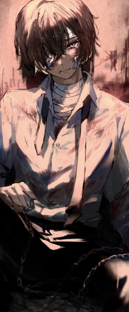 Dazai iPhone Lock Screen Wallpaper