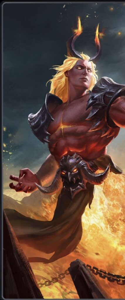 Demon Warrior HD iPhone Wallpaper