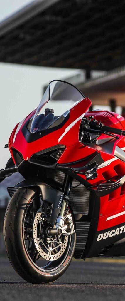 Ducati Panigale V4 iPhone Lock Screen Wallpaper