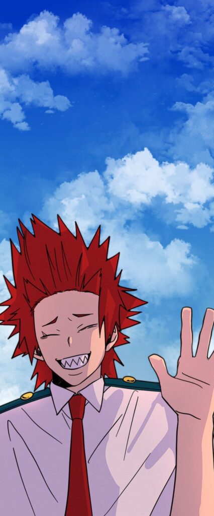 Eijiro Kirishima iPhone Lock Screen Wallpaper