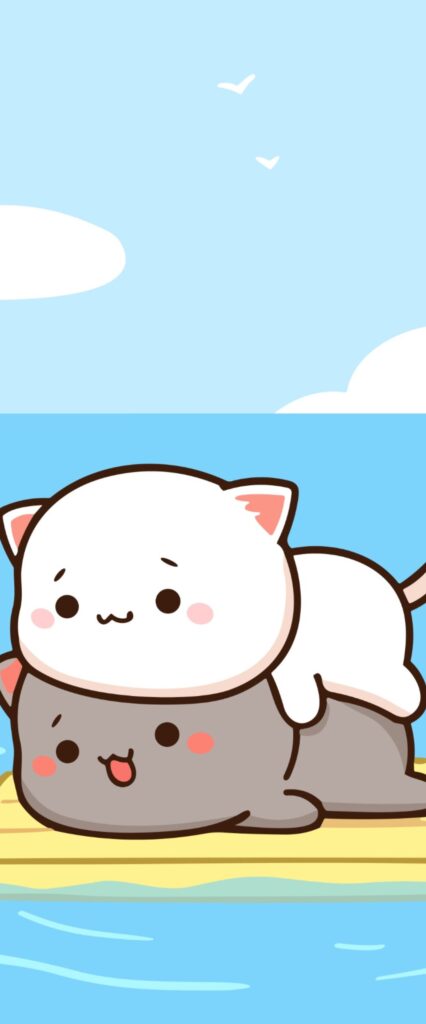 Kawaii Cat Wallpaper 4k For iPhone