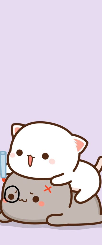 Kawaii Cat Wallpaper For iPhone 14