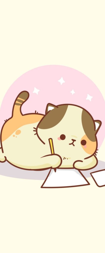 Kawaii Cat iPhone Wallpaper HD