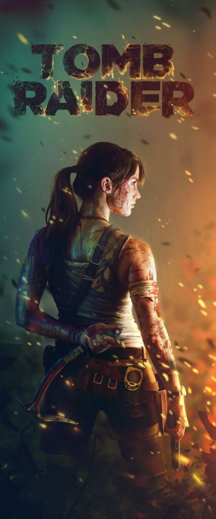 Lara Croft 4k iPhone Wallpaper