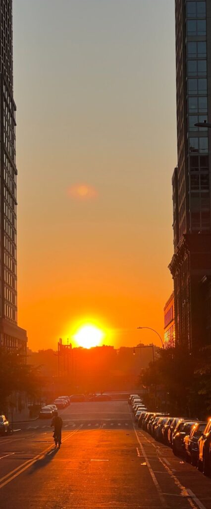 Manhattanhenge Wallpaper 4k For iPhone